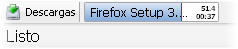 Imagen de la extension Download Status Bar para Firefox
