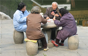 Imagen de Grupo de ancianos jugando